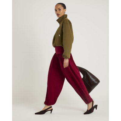 Red Balloon Leg Trousers