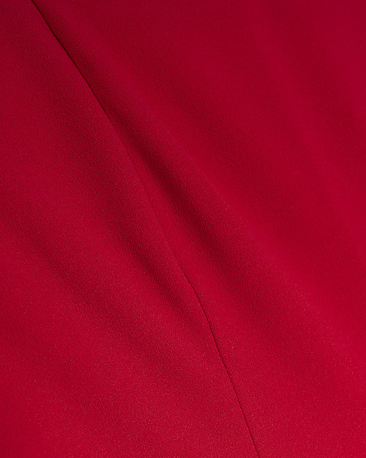 Red bandeau jumpsuit