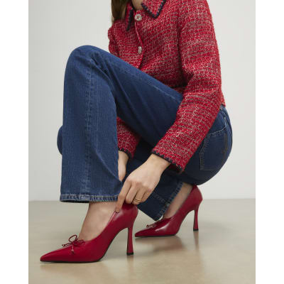 Red Bow Court Heels