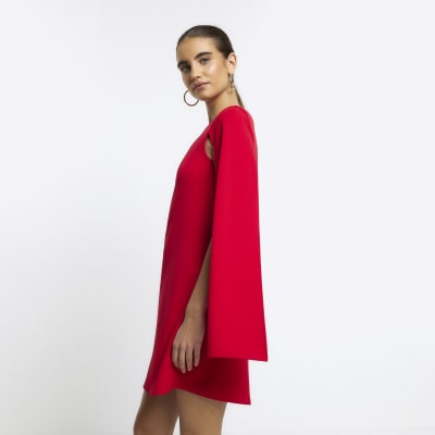 Mini cape outlet dress