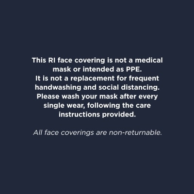 Red chain print face covering pack of 2