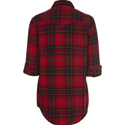 red check shirt with white t shirt