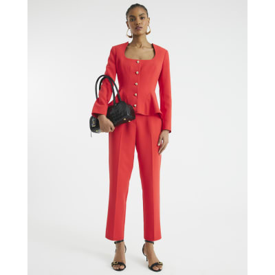 red cigarette trousers Red Cigarette Trousers
