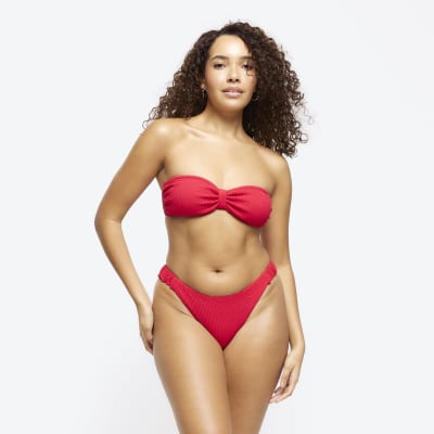 River island best sale red swimsuit