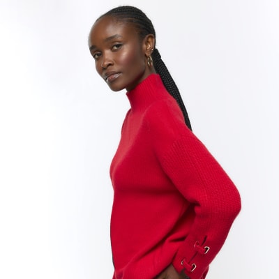 Red jumper deals river island