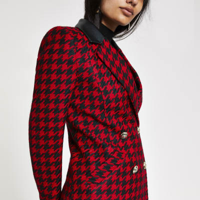 river island dogtooth jacket