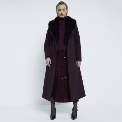 River island burgundy jacket online