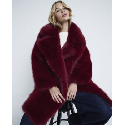 River island burgundy jacket online