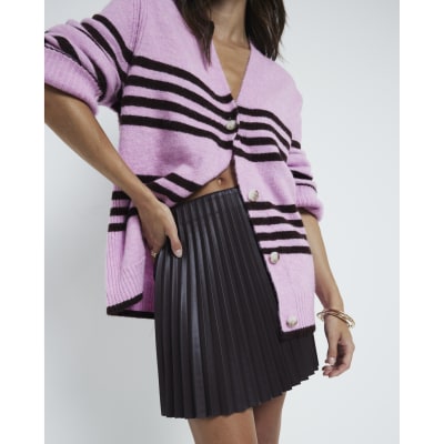 Pleated maxi skirt river island best sale