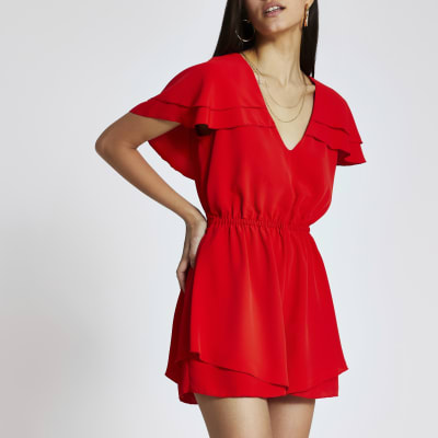 red playsuit uk