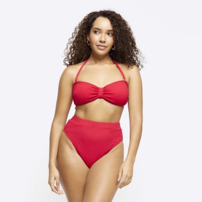 River island cheap red swimsuit