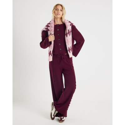 Women's Cotton Long Sleeve Pajama Set - Top & Pants, Soft Loungewear For Home, Loose Fit - View #2