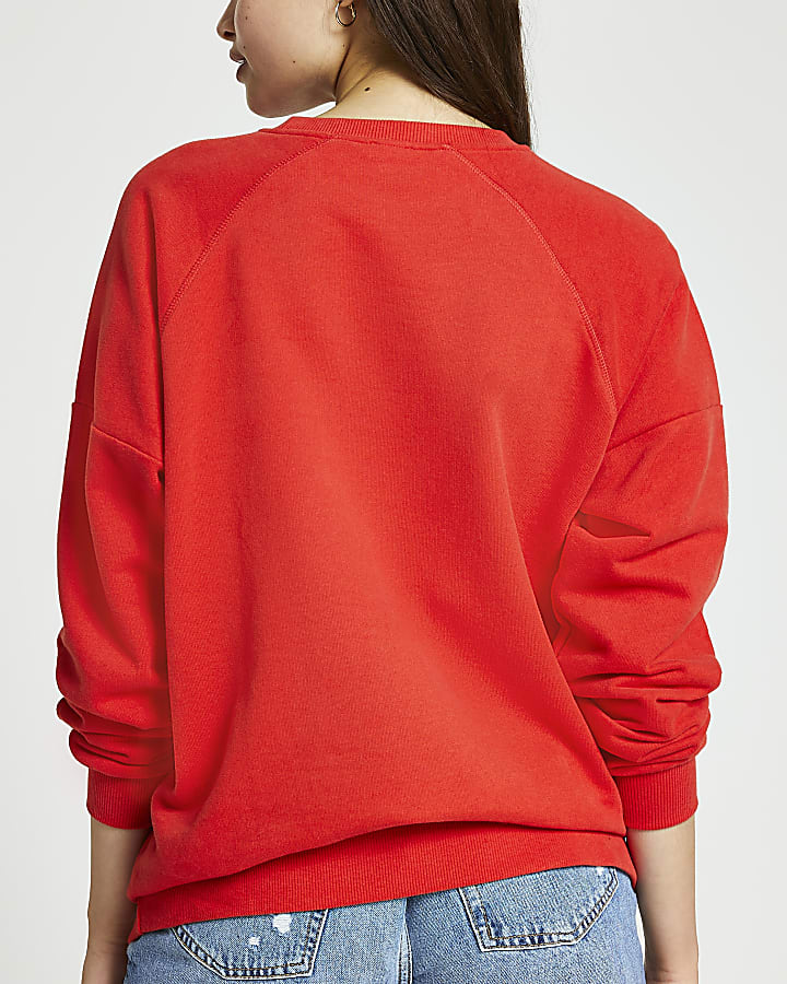 Red long sleeve "You've Got This" sweat