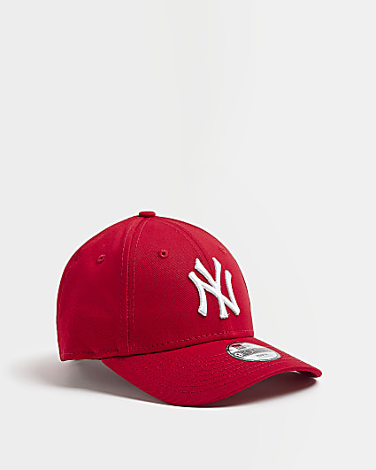 Red New Era NY Logo Cap
