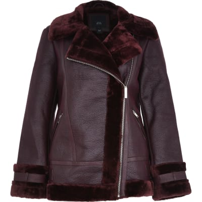 aviator jacket womens river island