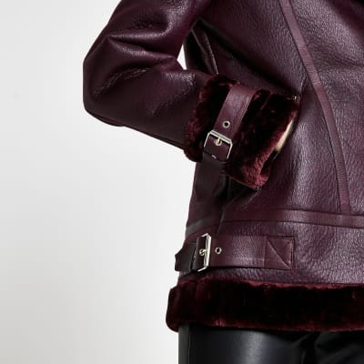 river island petite aviator jacket