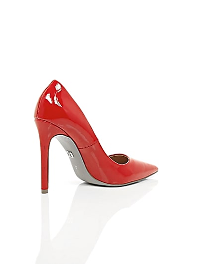 360 degree animation of product Red patent court shoes frame-12