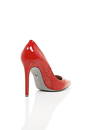 360 degree animation of product Red patent court shoes frame-13