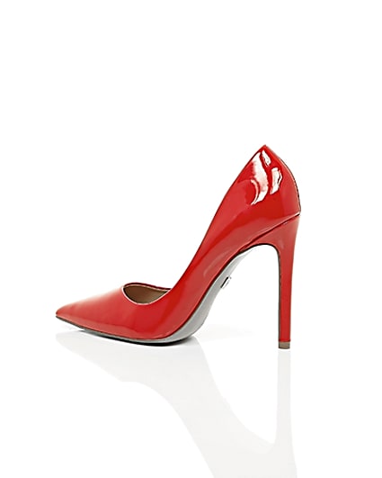 360 degree animation of product Red patent court shoes frame-20