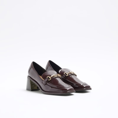 River island best sale heeled loafers