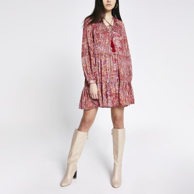 river island smock dress