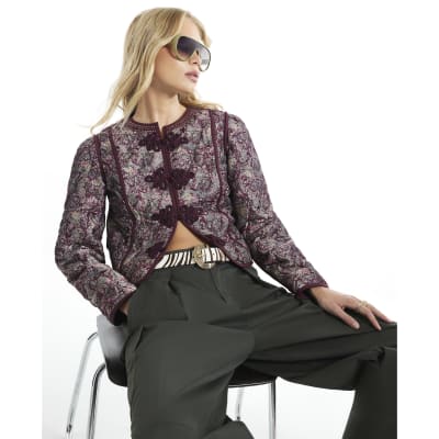 Quilted Paisley Drummer Jacket