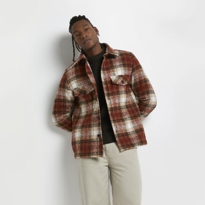 river island mens red jacket