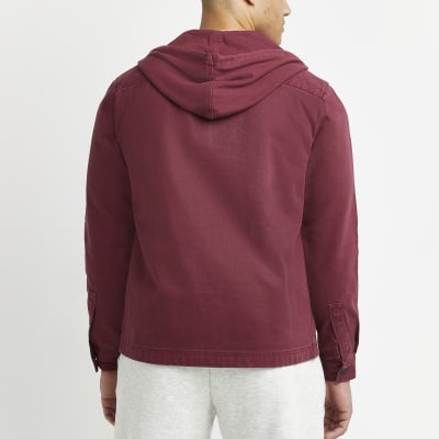 river island mens red jacket