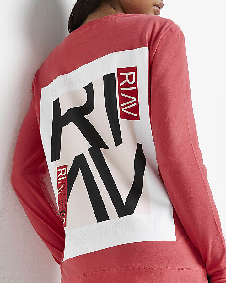Red RI Active oversized t-shirt