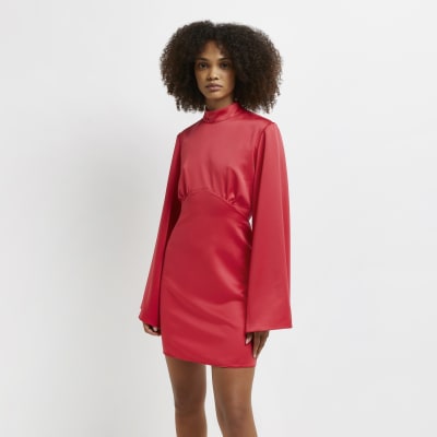 mossman red dress
