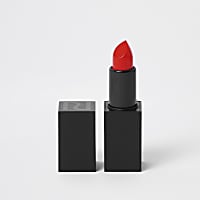 Red sheen lipstick seeing red