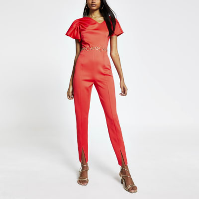 tapered leg jumpsuit