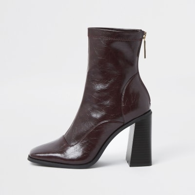 river island flat ankle boots