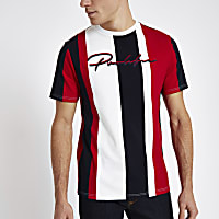 Red stripe 'Prolific' slim fit T-shirt