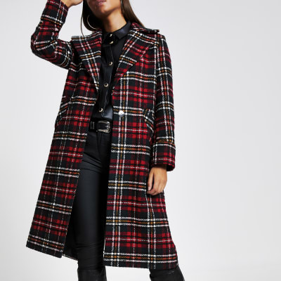 tartan coat womens