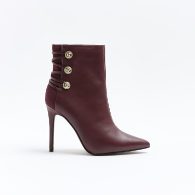 River island hot sale red heels