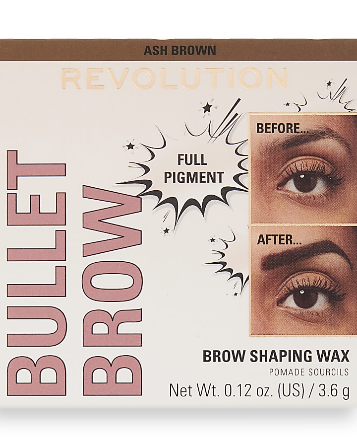 Revolution Bulletbrow Shape Wax Medium Brown