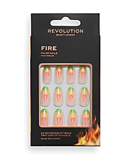 Revolution Flawless False Nails, Fire
