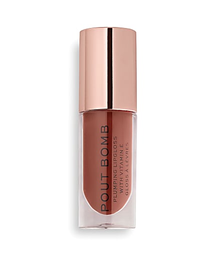 Revolution Pout Bomb Plumping Gloss, Cookie