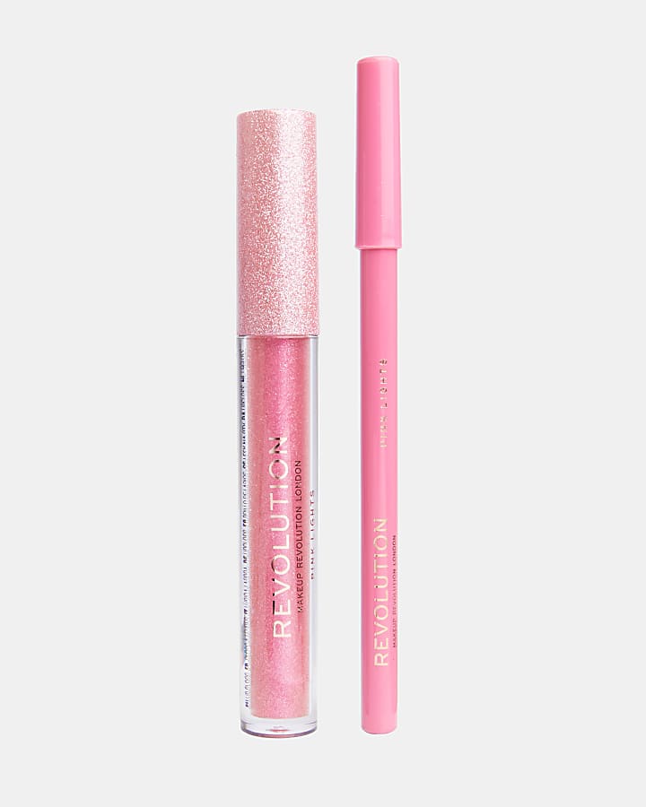 Revolution Shimmer Lip Kit Pink Lights