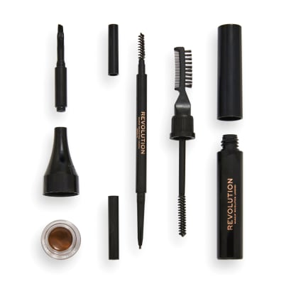 Revolution Ultra Brow Builder Kit, Ash Brown