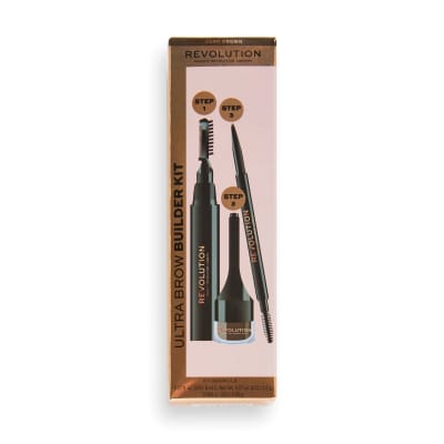 Revolution Ultra Brow Builder Kit, Dark Brown