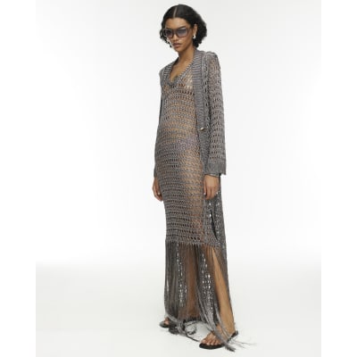 midi shift dress Black Cotton Flax High-Low Midi Shift Dress 62