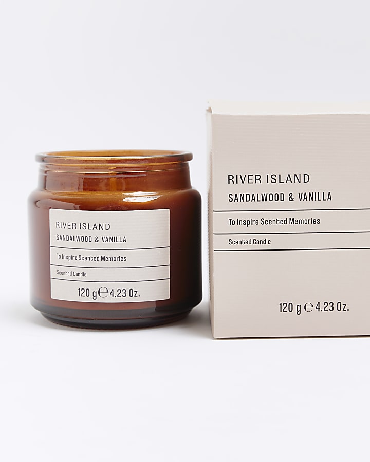 River Island sandalwood & vanilla candle