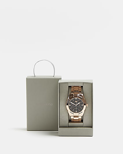 Rose Gold colour Watch with gift box