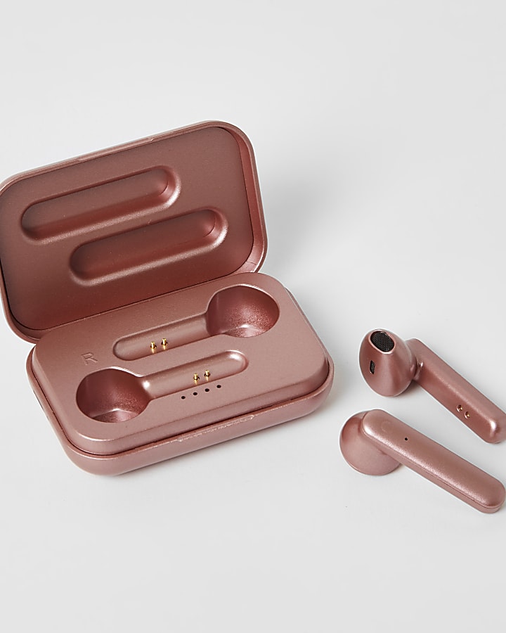 Rose gold colour wireless new edition earbuds