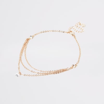 rose gold anklet chain