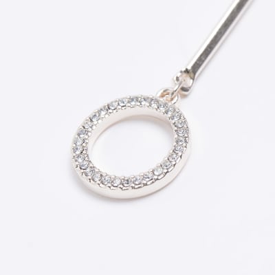 Rose Gold Drop Pendant Necklace River Island