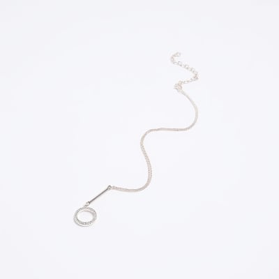 Rose Gold Drop Pendant Necklace