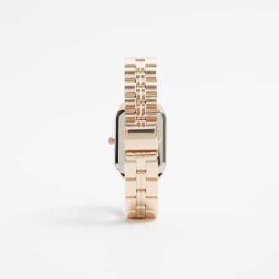 Rose gold shop watch river island